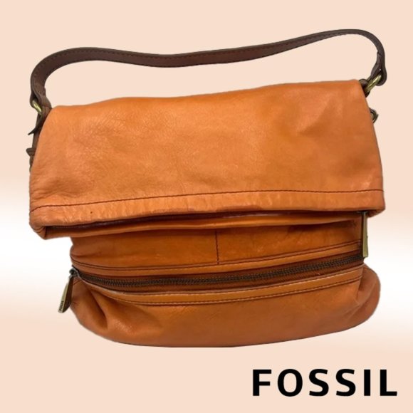 Fossil Bags Fossil Explorer Flap Fold Over Hobo Bag Poshmark